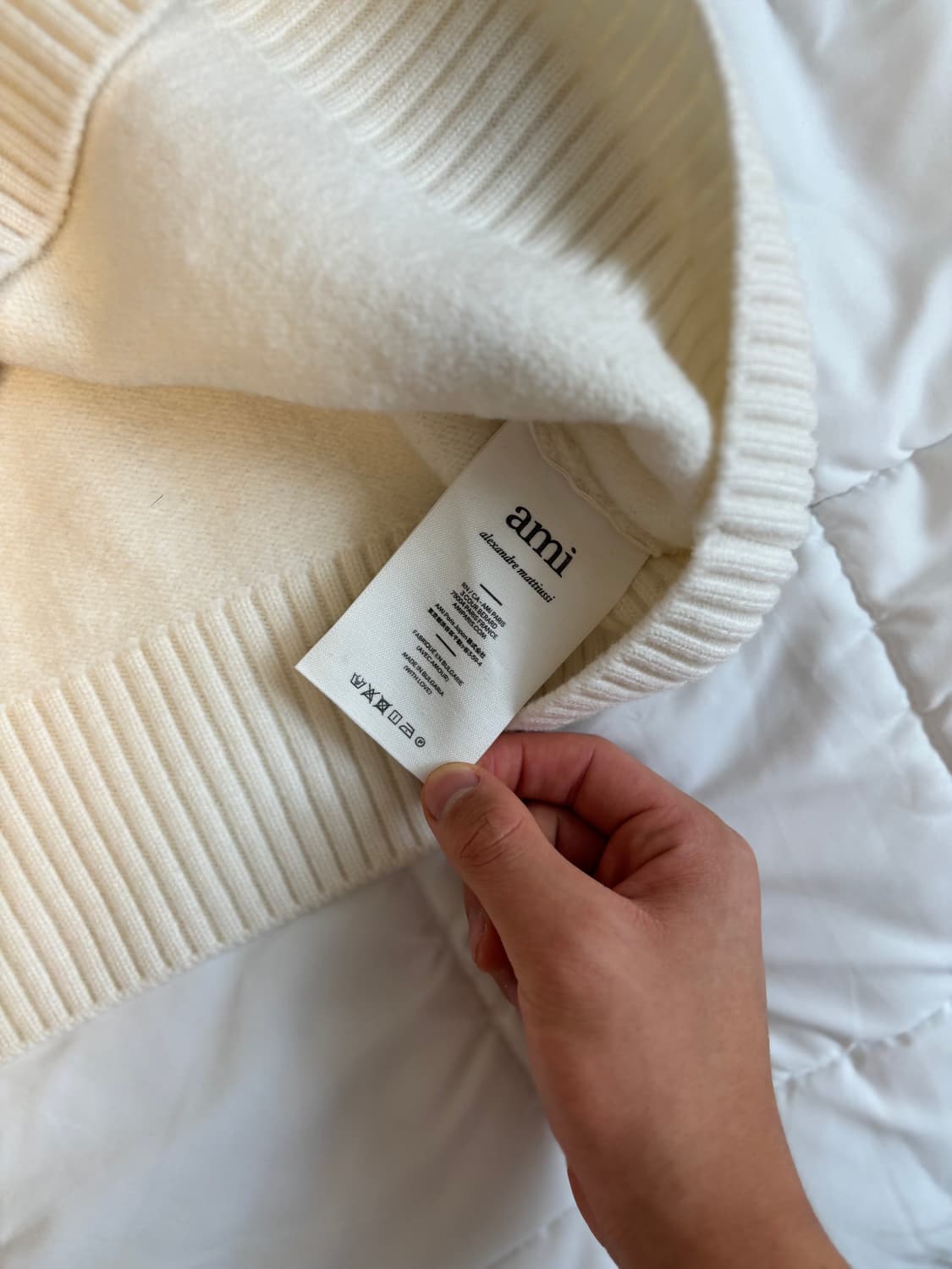 아미 빅로고 니트 정품 상품이미지3