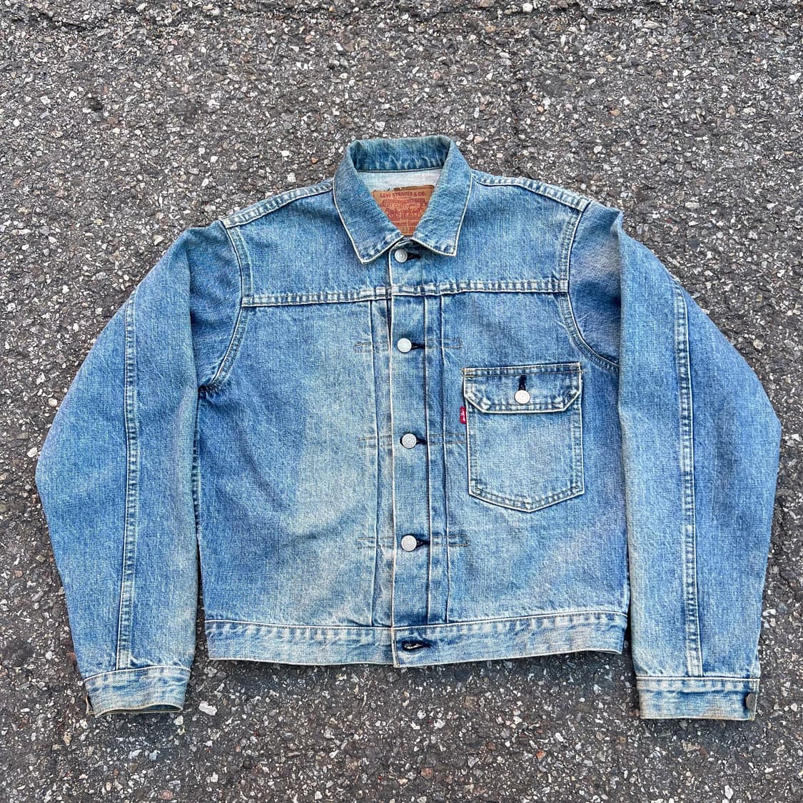 90s Janpan made 빈티지 리바이스 타입1 트러커 청자켓 LVC 상품이미지1