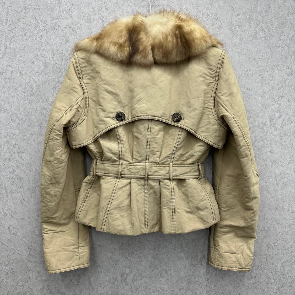 85 여자 y2k 여자 카라 퍼 자켓 상품이미지2