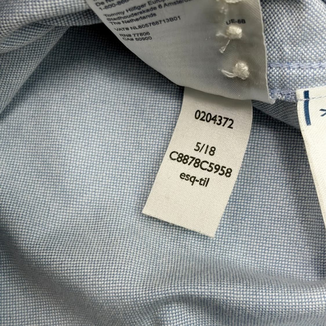 TOMMY HILFIGER 아이코닉 플래그 옥스퍼드 셔츠 XS 상품이미지6