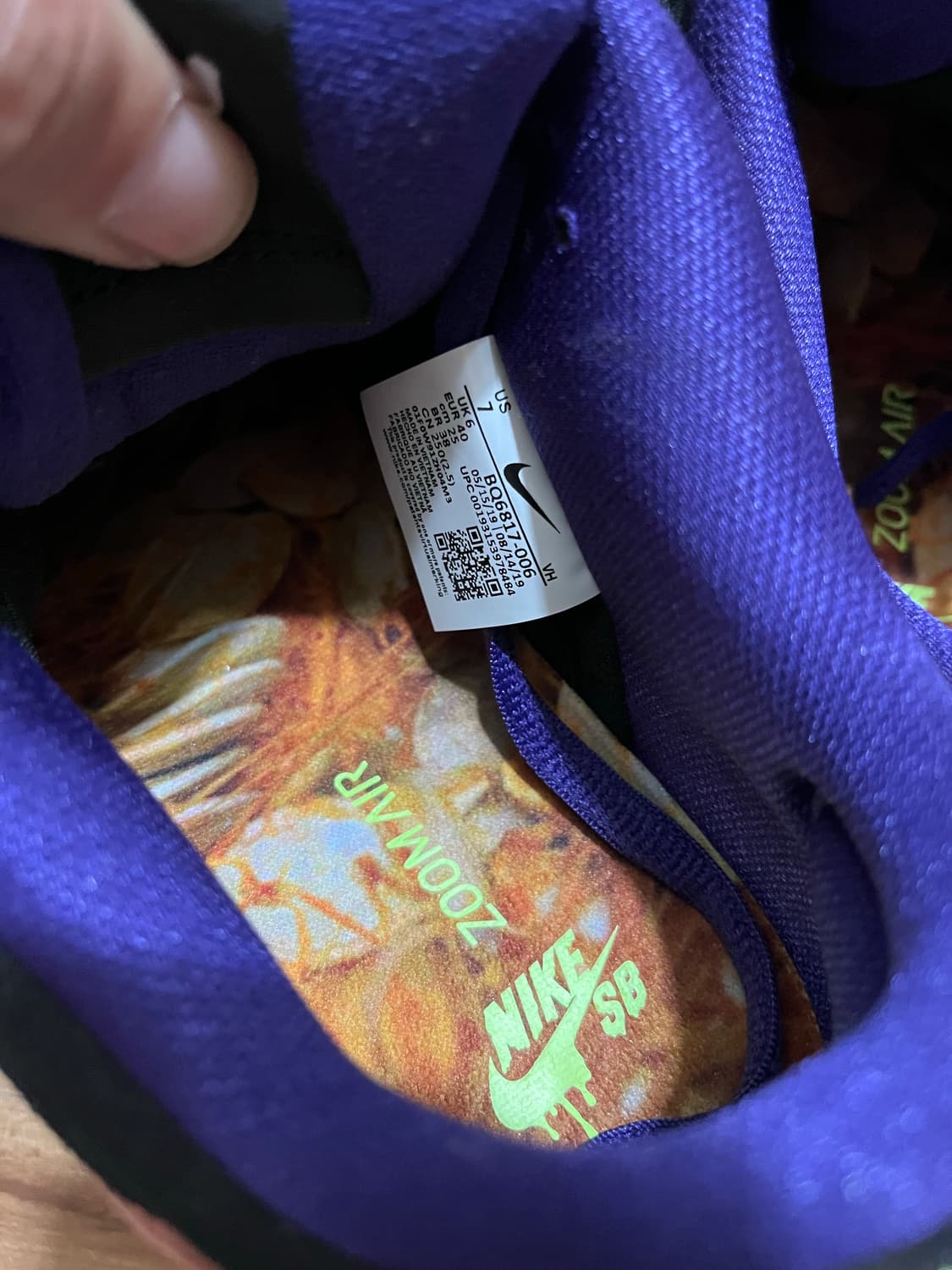 나이키 SB 덩크 로우 프로 나이트 오브 미스치프 할로윈 상품이미지4