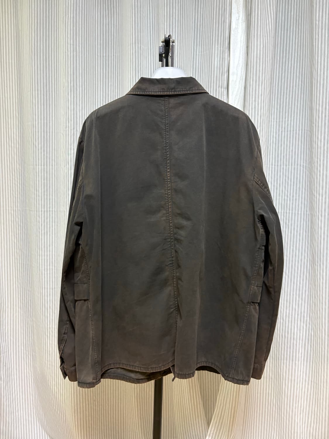 4) 해칭룸 6p 워크 자켓 워시드 블랙 상품이미지3