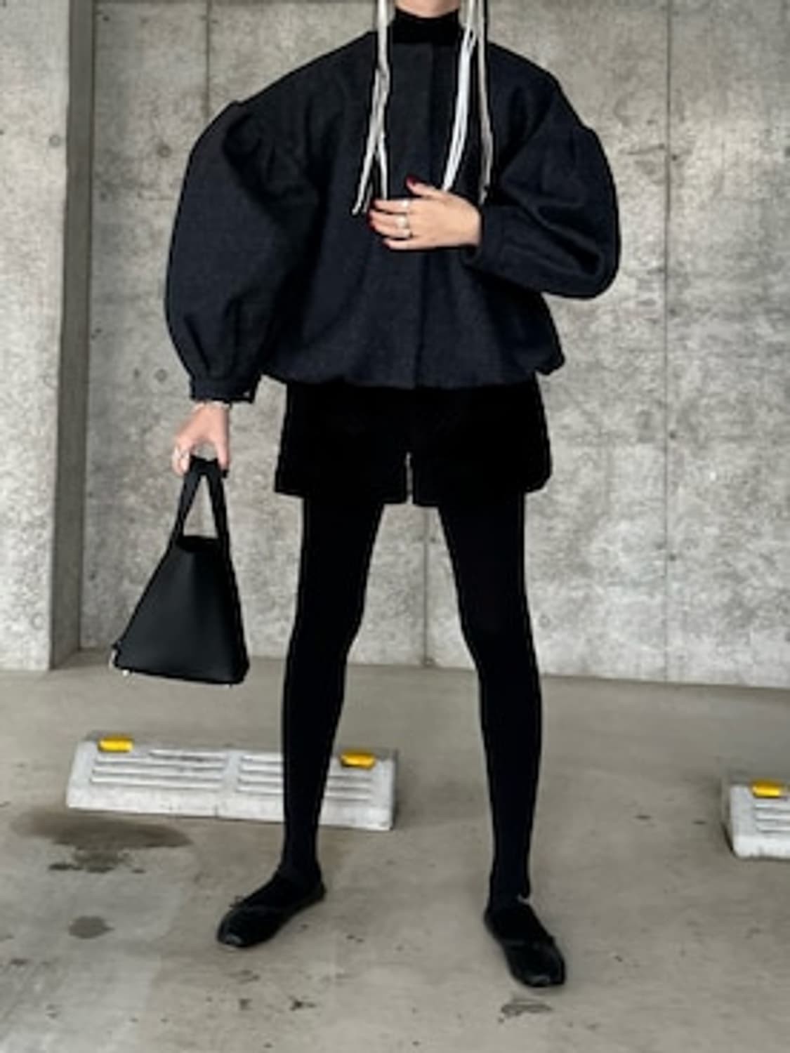 PERNA  울 멜튼 볼륨 코트 자켓  상품이미지3