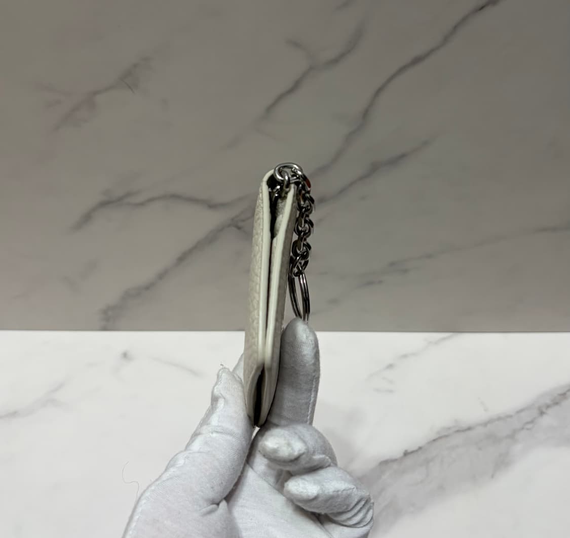 [정품] S급 마르지엘라 키링 카드지갑 아이보리 상품이미지5