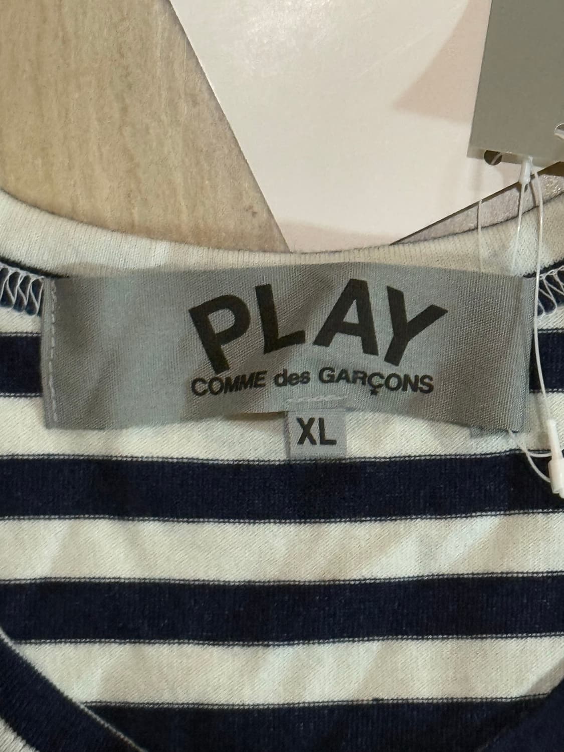 꼼데가르송 플레이 스트라이프 롱 슬리브 상품이미지3