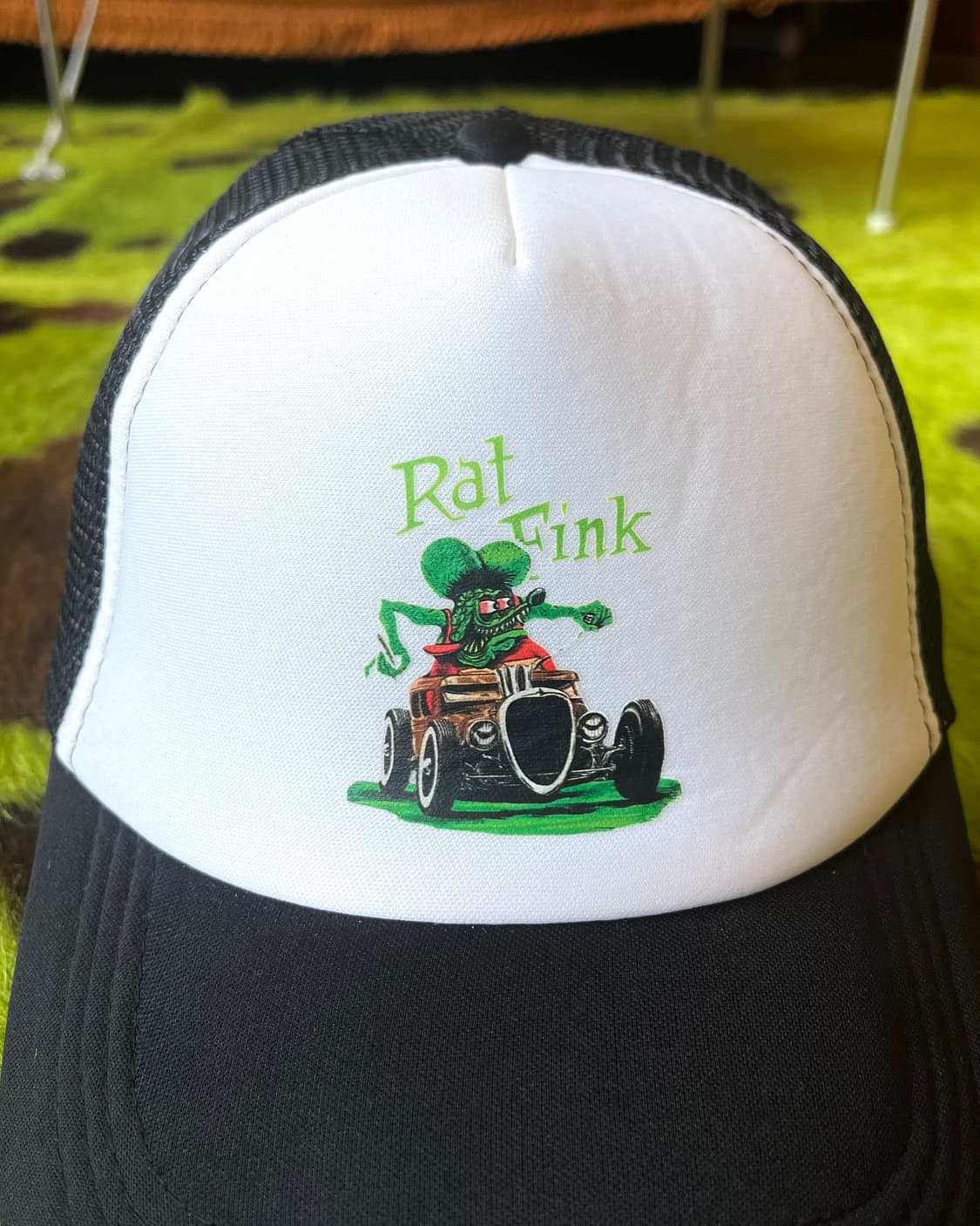 Vintage "Rat Fink" Printed Trucker Cap 상품이미지4