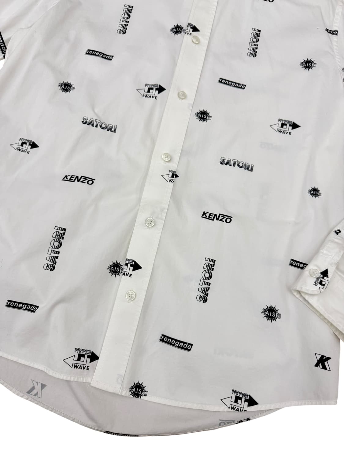 겐조 멀티로고 모노그램 화이트 셔츠 상품이미지5