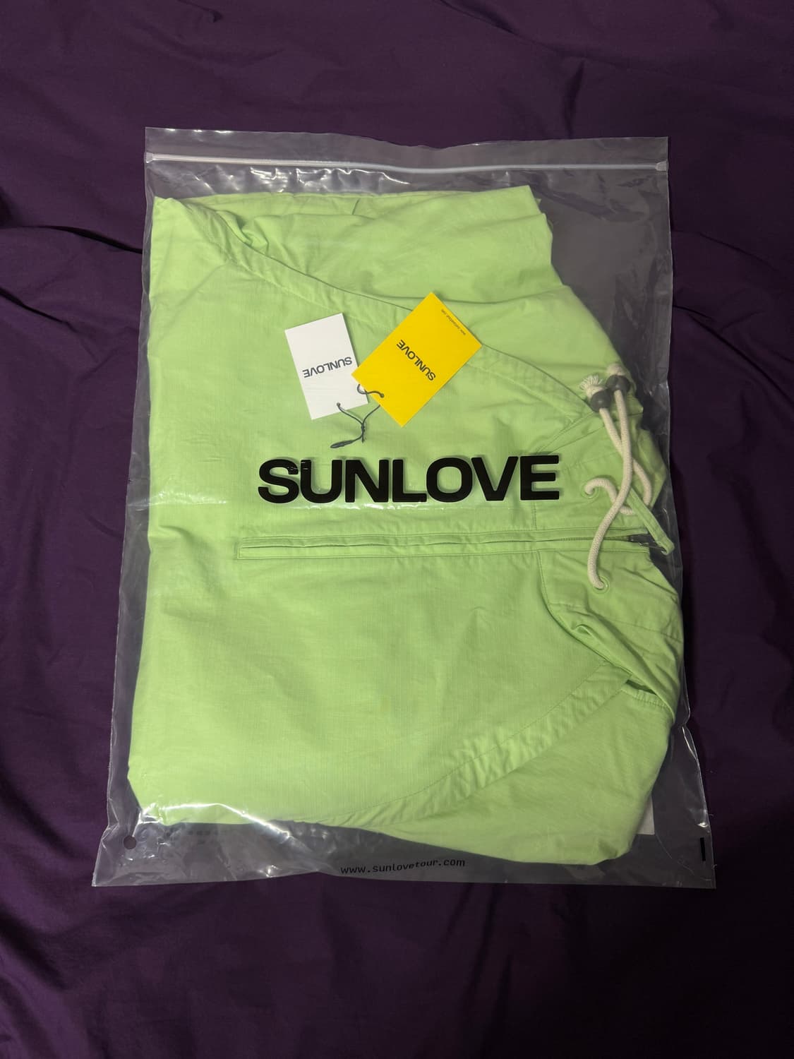 SUNLOVE 썬러브 투웨이 아노락 자켓 그린 상품이미지10