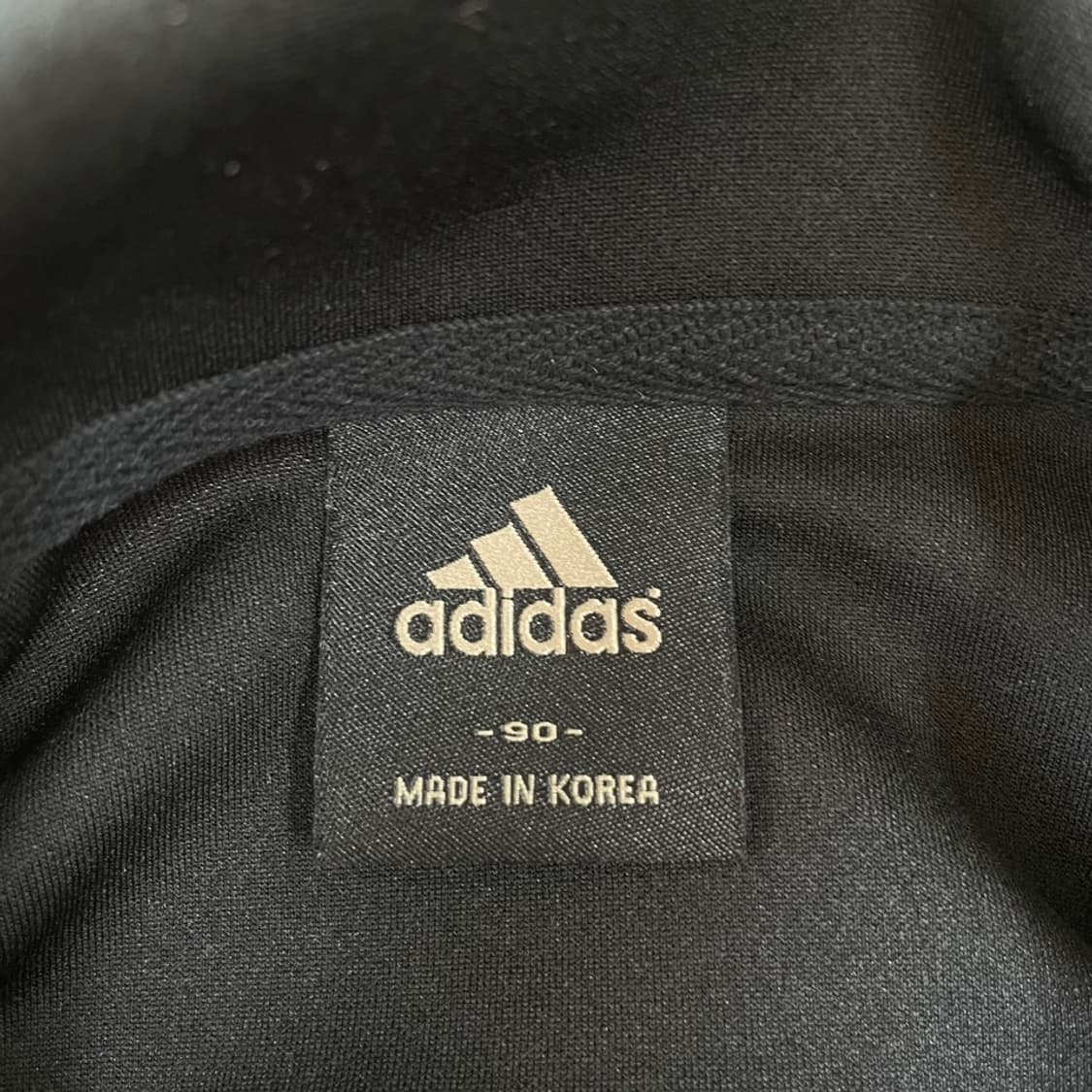90 아디다스 블랙 검금 블랙골드 져지 상품이미지4