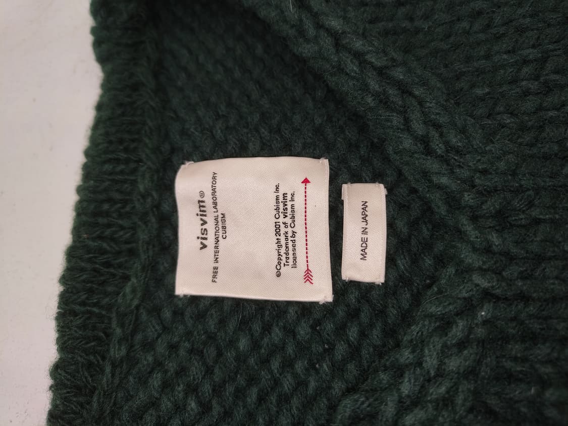 비즈빔 엠플러스 브이넥 핸드니트 그린3 상품이미지2