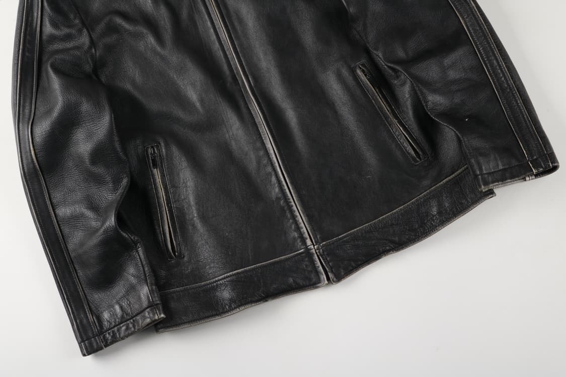 [M] 빈티지 지이크 싱글 레더 자켓 양가죽 상품이미지3