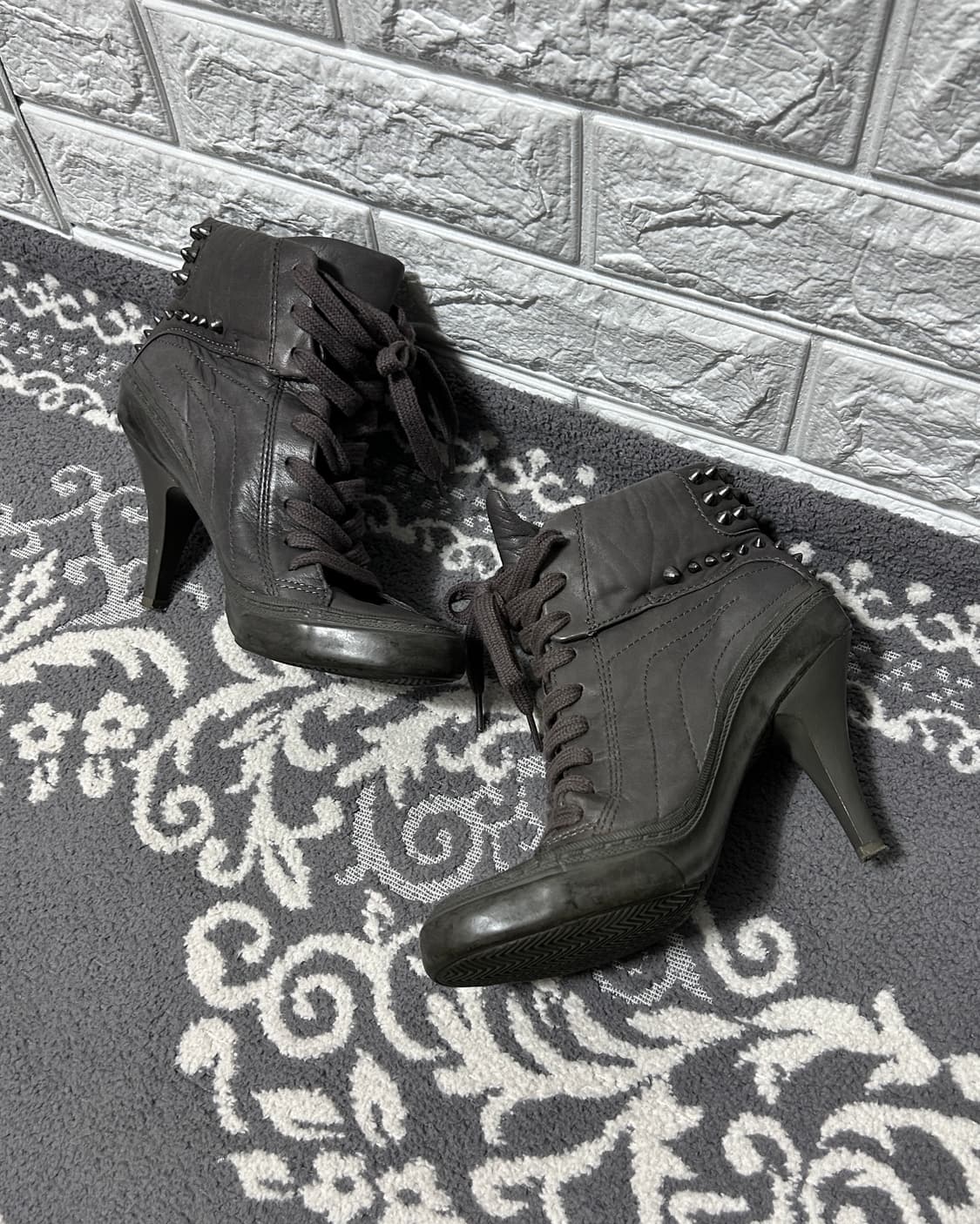 Ash 아쉬 스터드 스니커즈 힐 부츠 상품이미지5