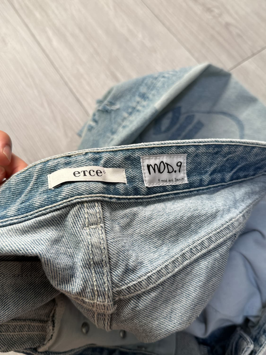 [31] ETCE x 모드나인 레이저 워시드 데님 상품이미지4