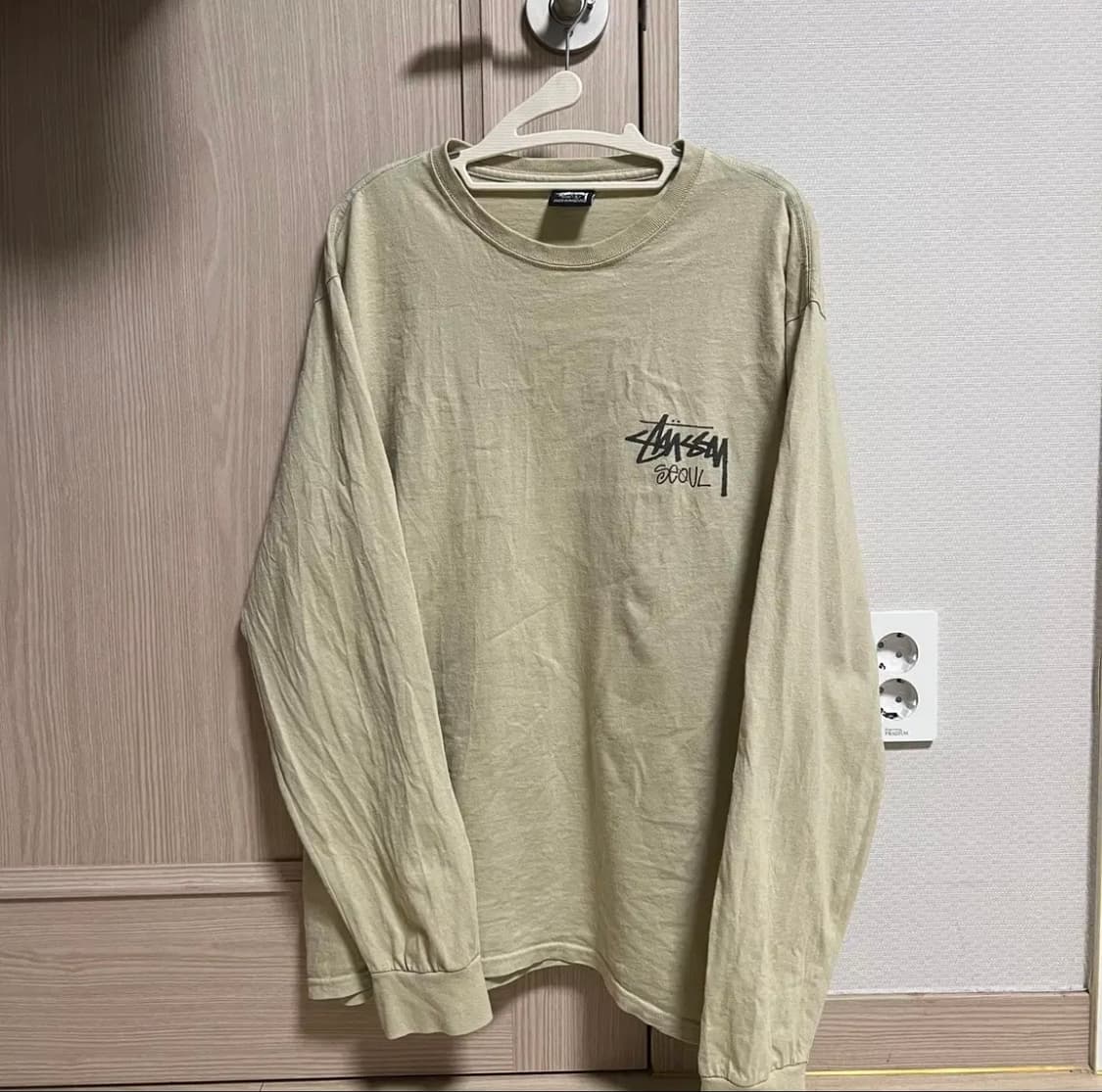 스투시 롱슬리브 카키 상품이미지2