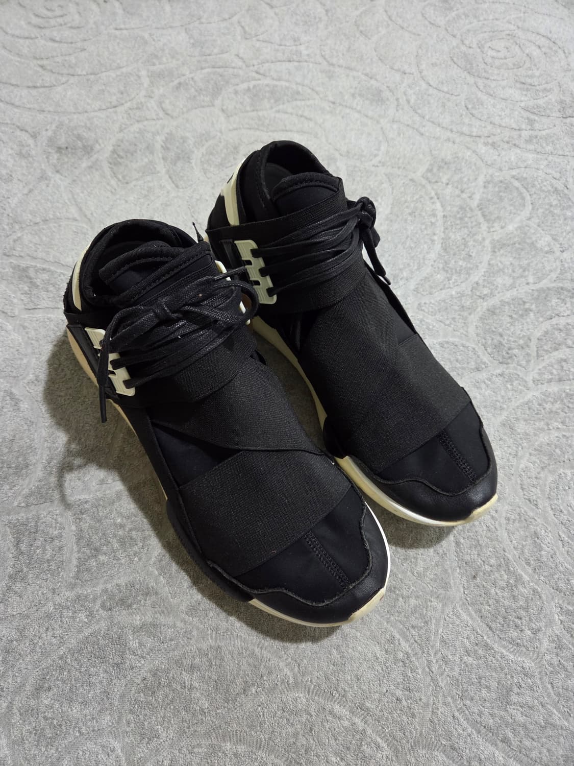 Y-3 콰사 하이(Qasa High) 블랙/화이트 상품이미지3