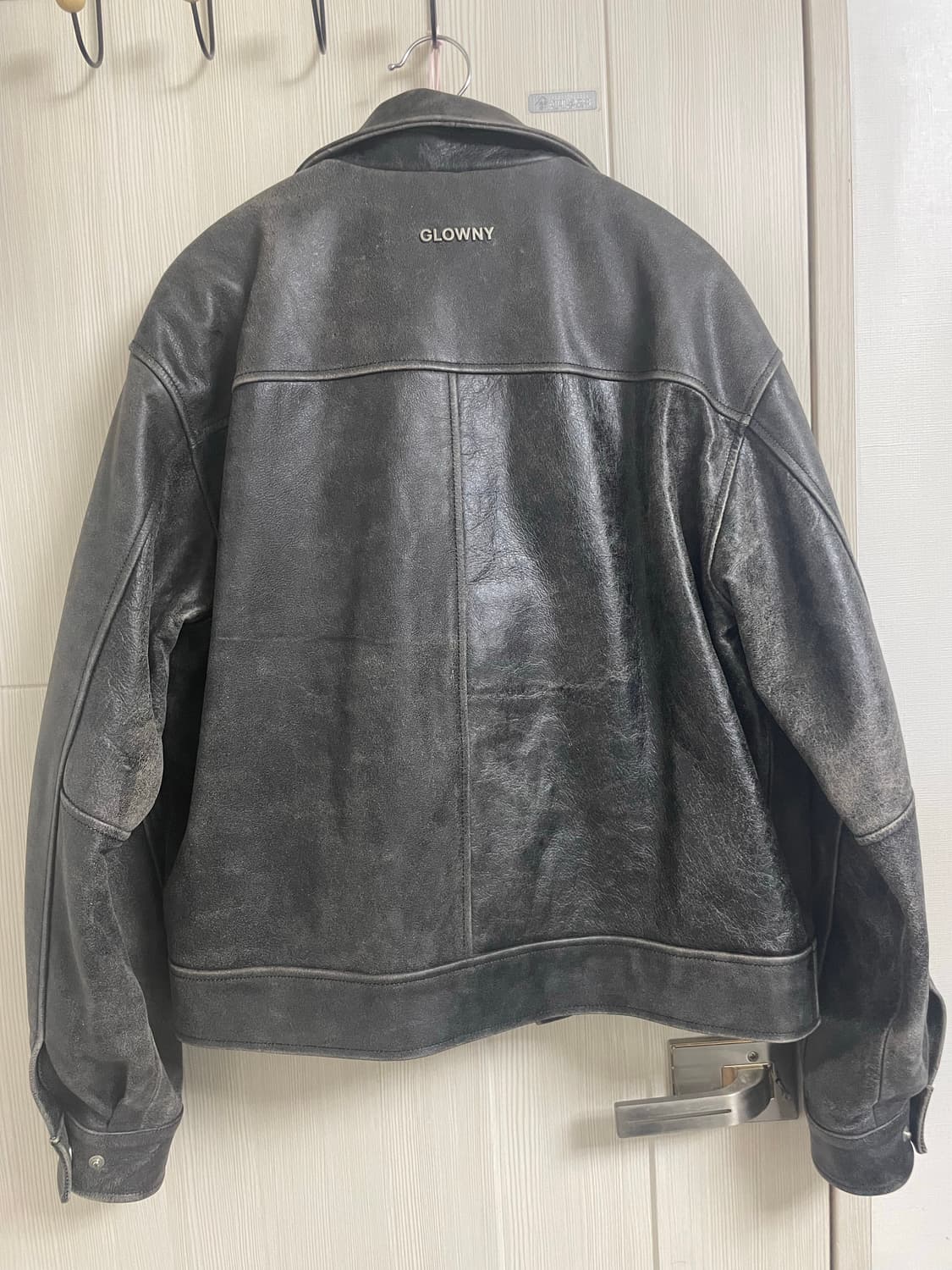 글로니 페이드 레더 자켓 상품이미지3
