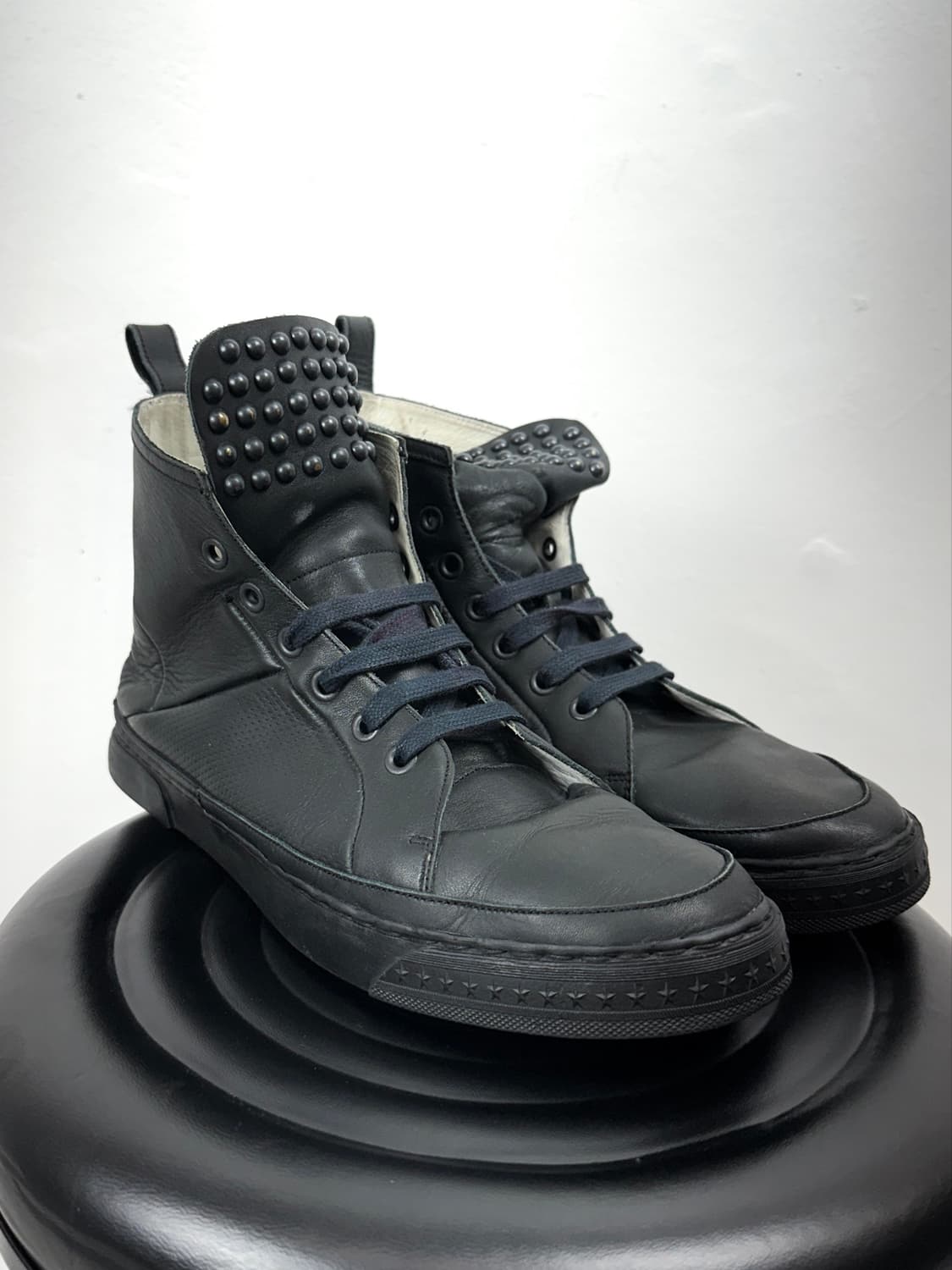 Alfredo Bannister Studded High-Top Leath 상품이미지7