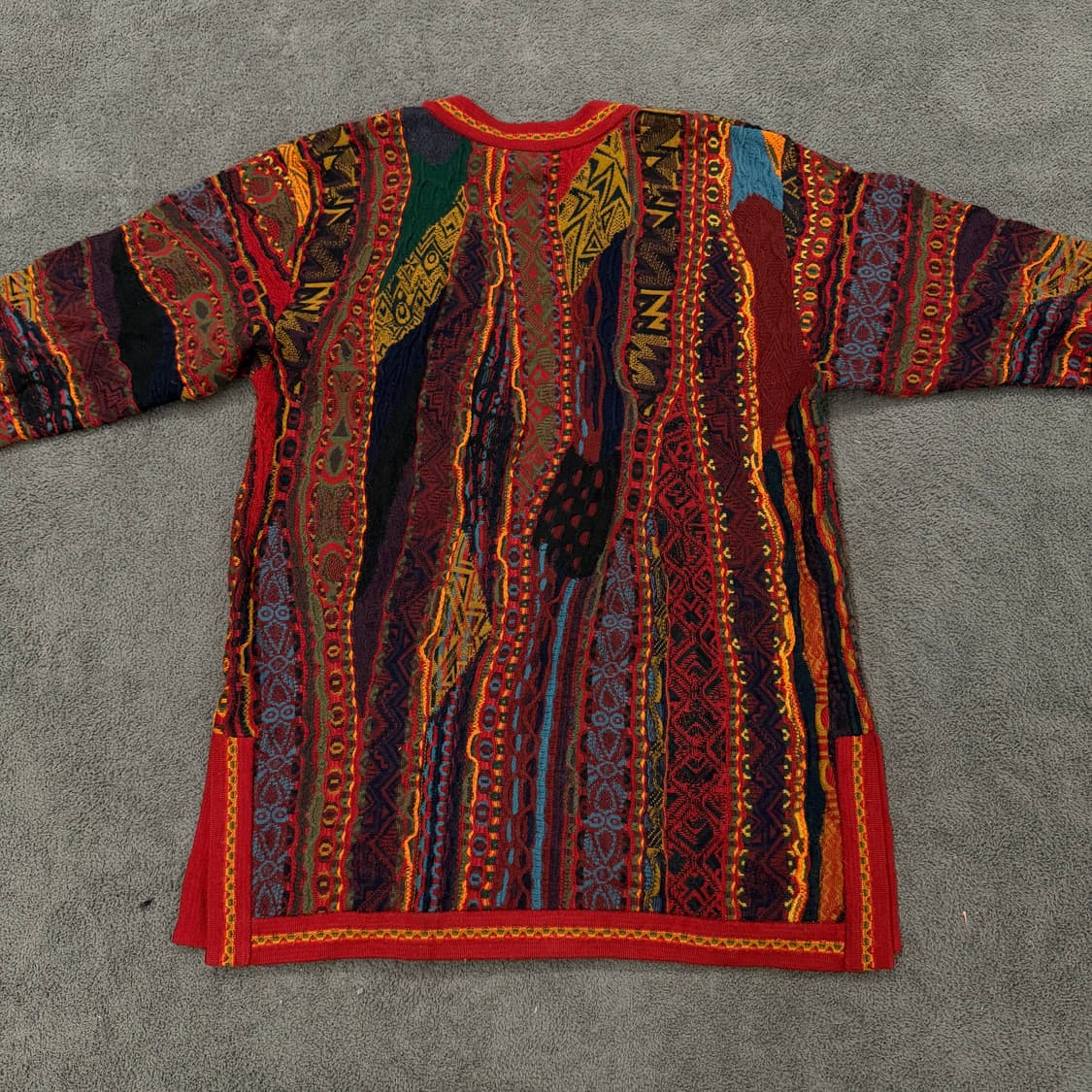 [ 정품/M ] 쿠지 빈티지 케이블 니트 가디건 상품이미지4