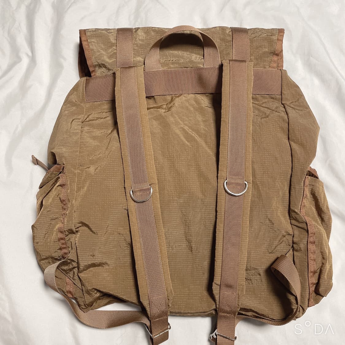 Smoothmood 스무스무드 나일론 백팩 브라운 상품이미지4