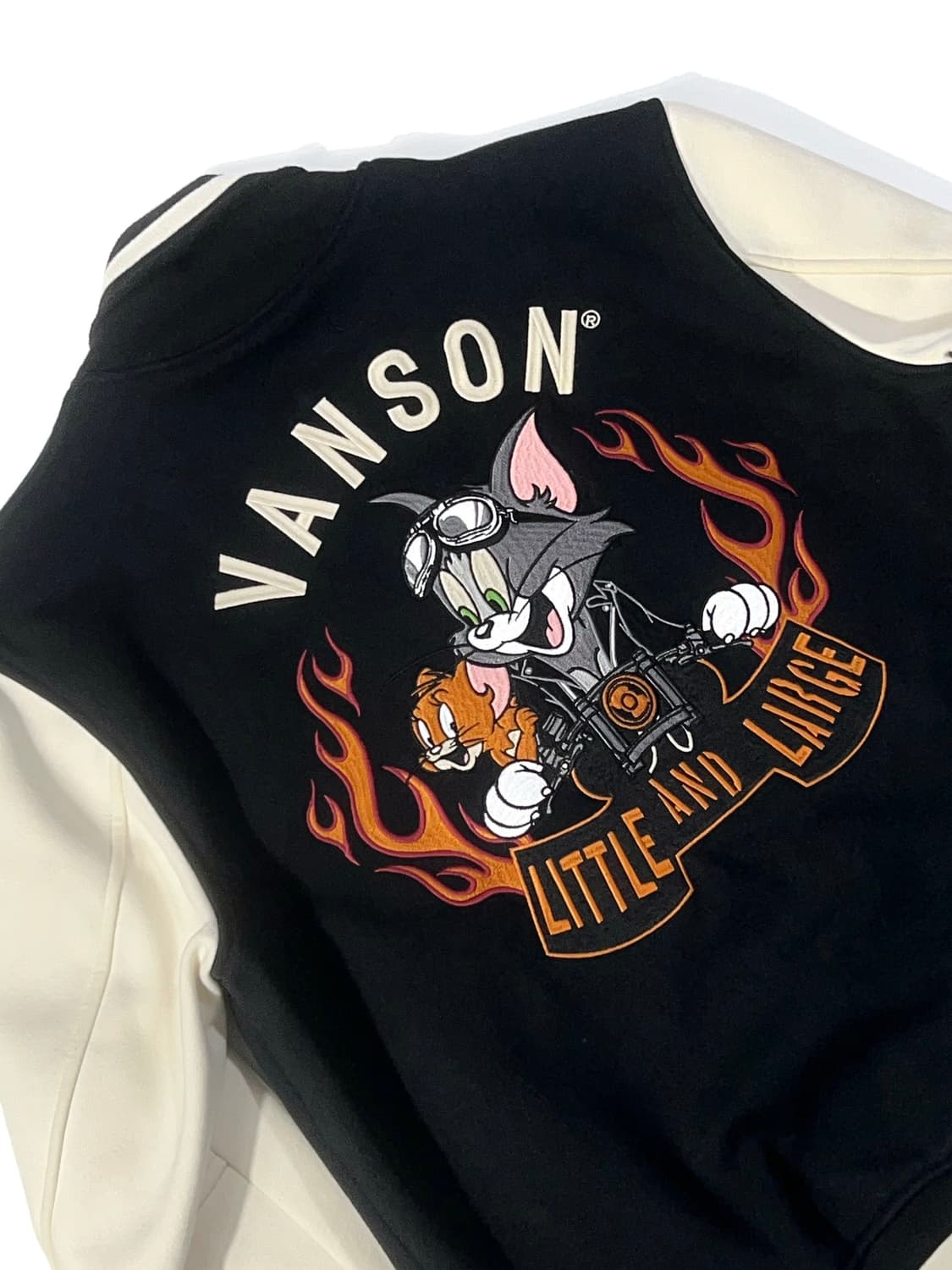 Vanson Leather Tom&jerry Varsity Jacket 상품이미지5