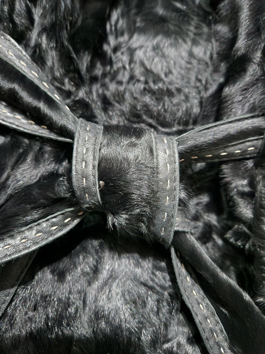 미샤 양털 양가죽 코트M 상품이미지5