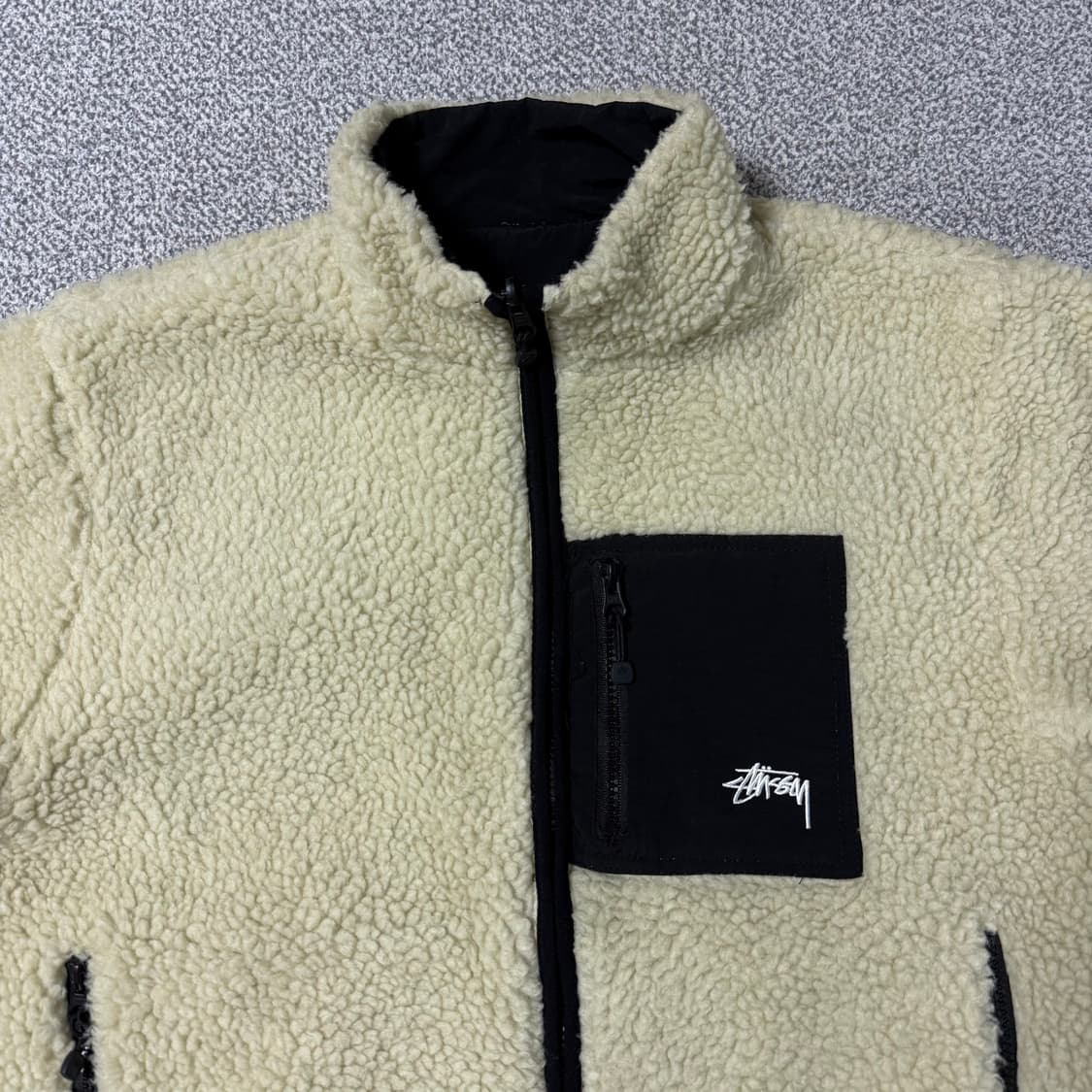 [정가 55만원] 스투시 리버시블 8볼 쉐르파 자켓 상품이미지6