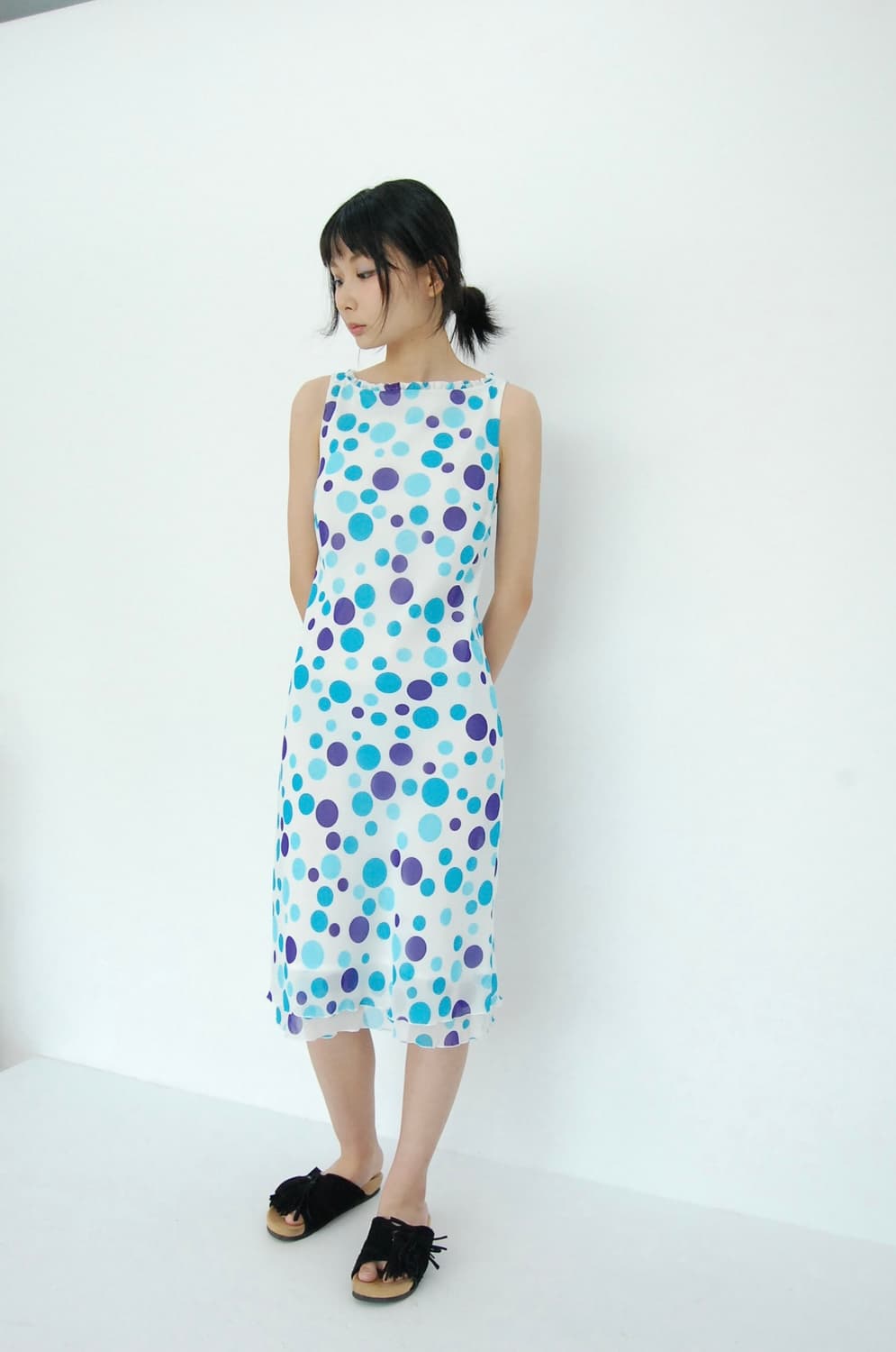 Ofuon polka one piece 상품이미지1