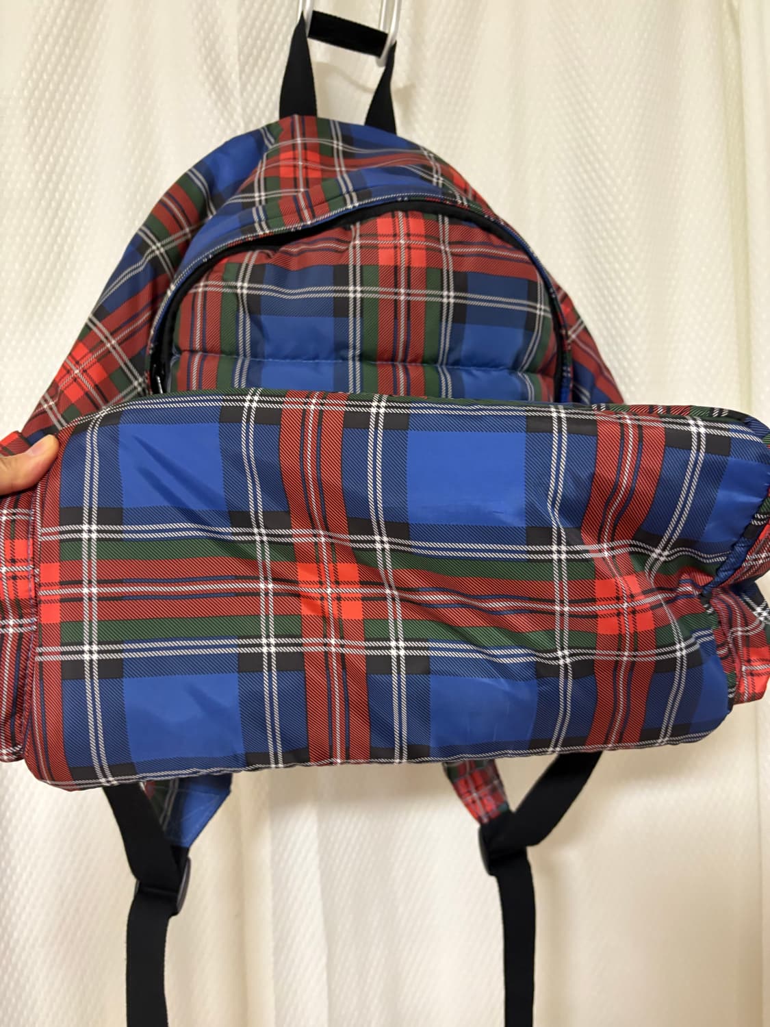 JW 앤더슨 체크패딩 백팩 (유니클로)  상품이미지3