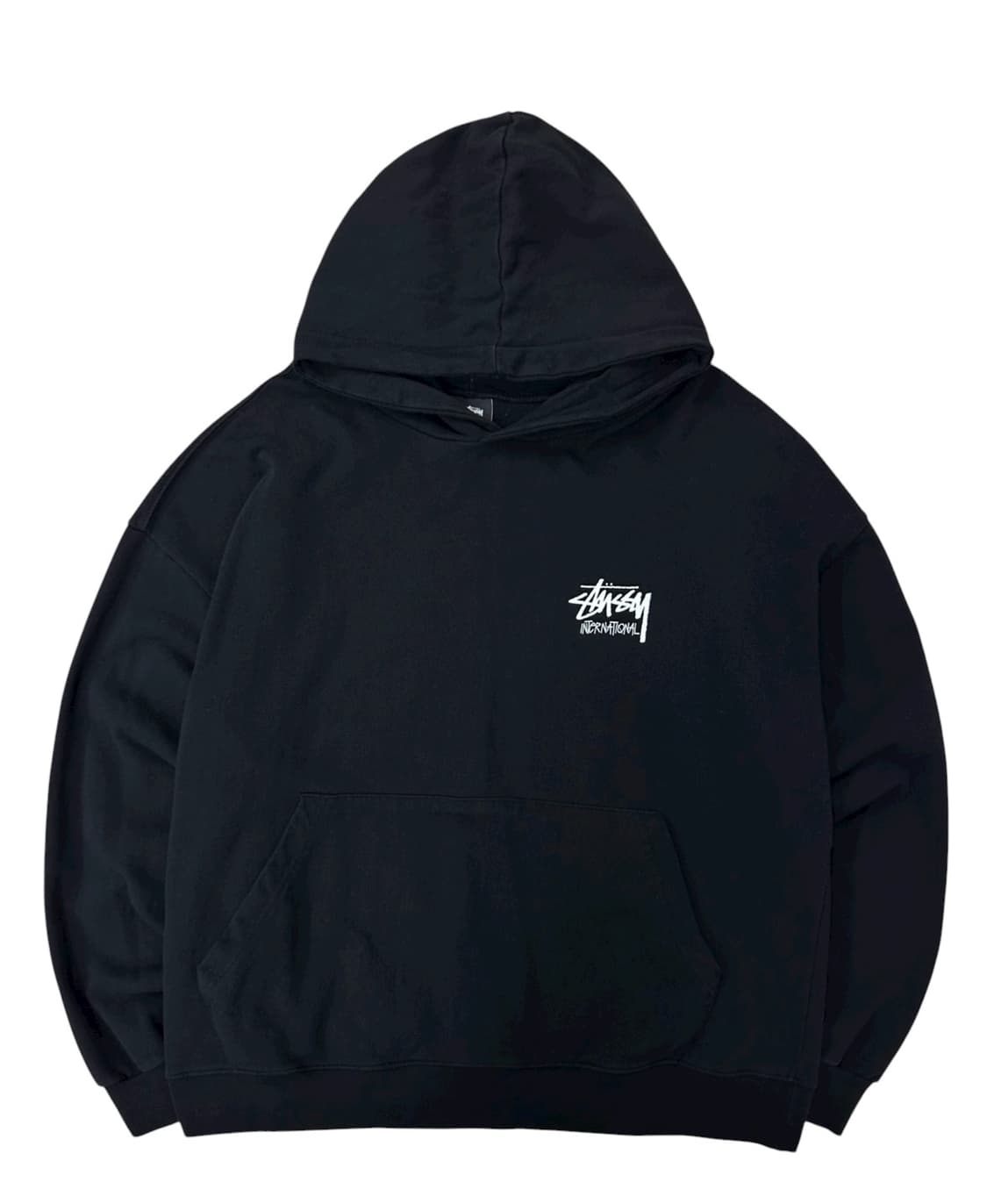 스투시 인터네셔널 후드 블랙 (XL)  상품이미지1