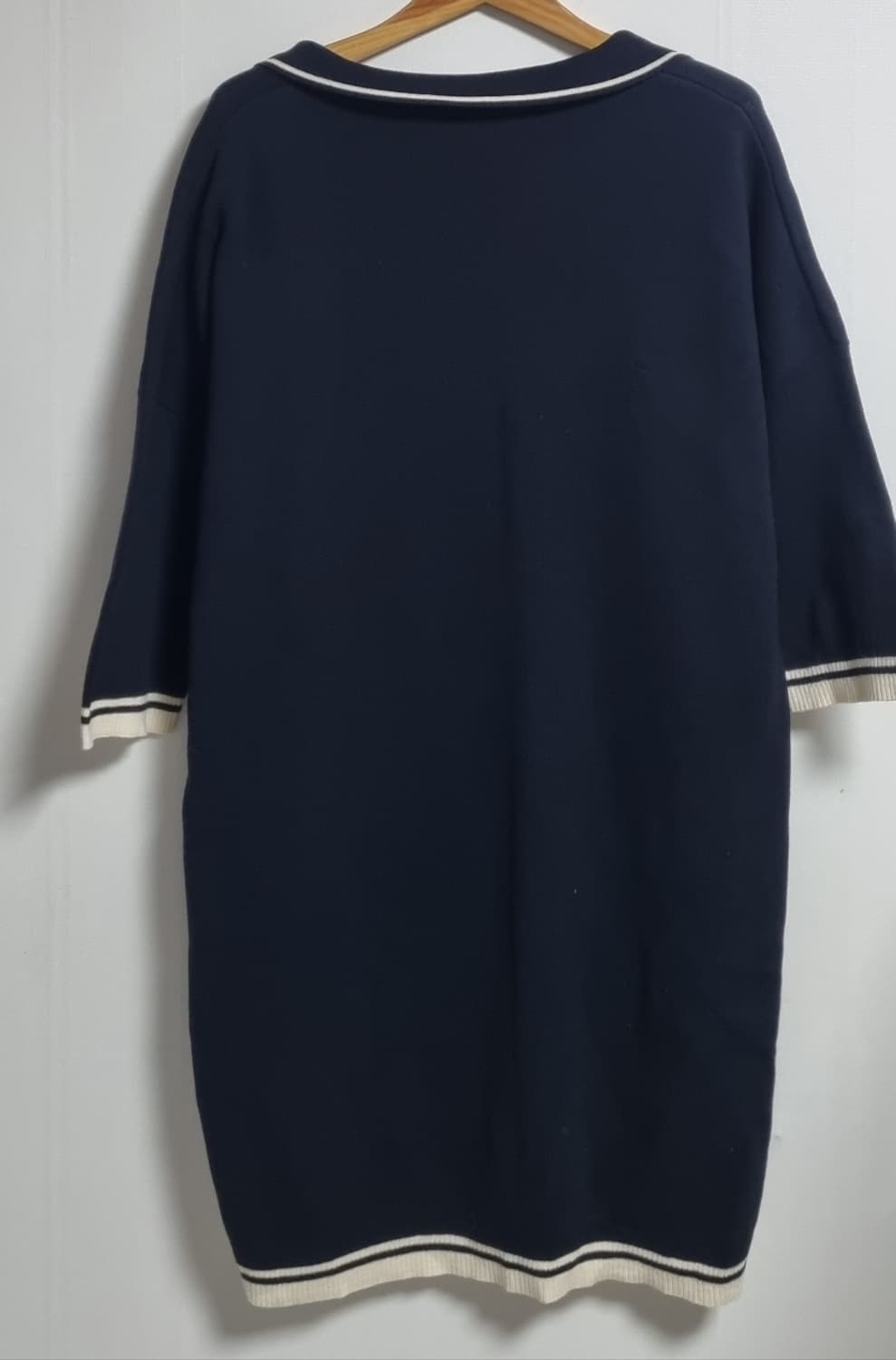 오버핏 M ) 오니츠카타이거 X 안드레아폼필리오 블랙 니트 원피스 상품이미지3