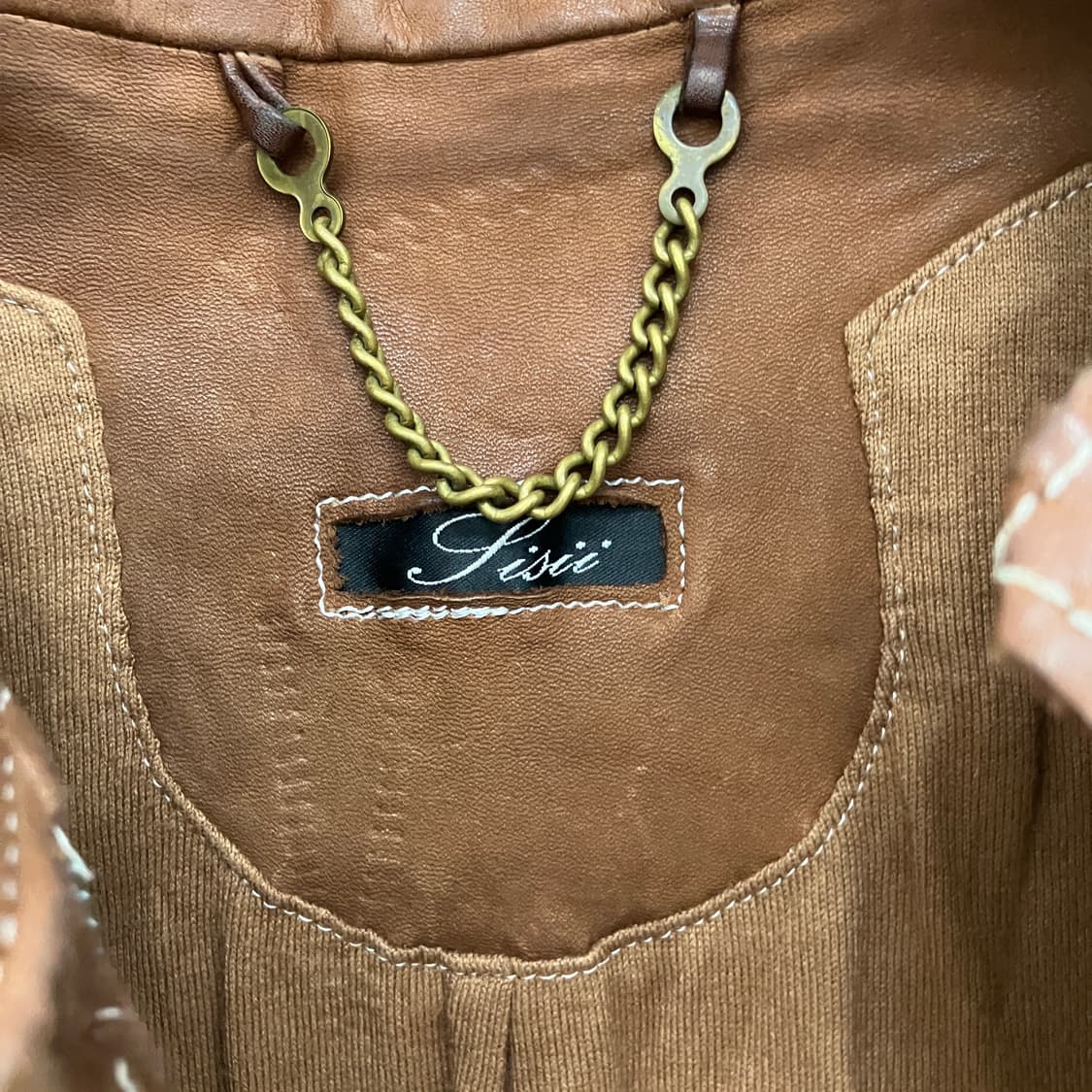 sissi 시시 레더 자켓 상품이미지6