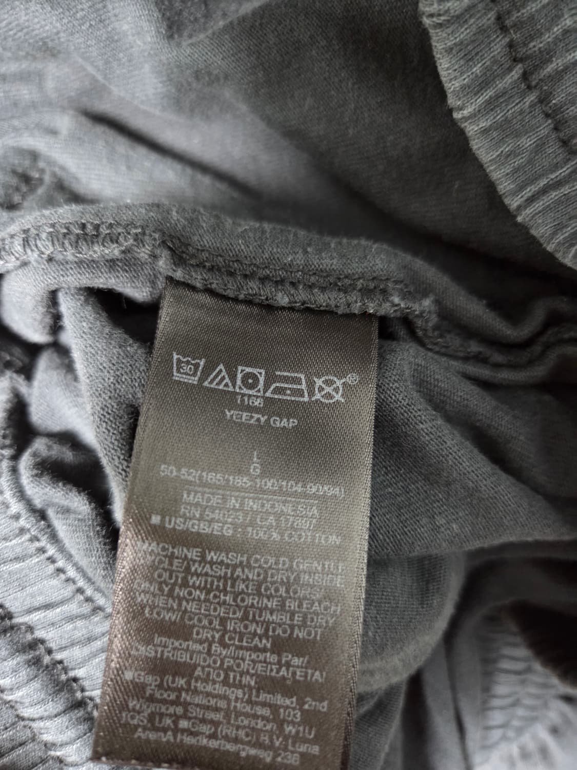 Yeezy Gap 후드 조거팬츠 라지 상품이미지7