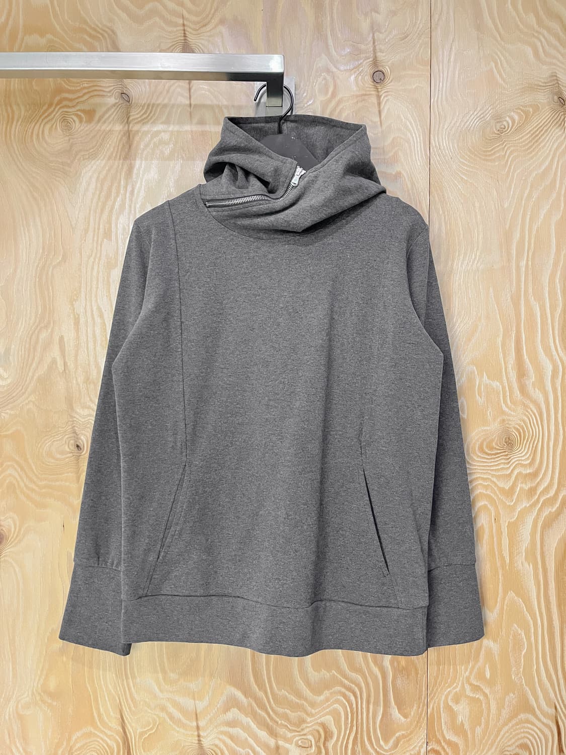 세만틱 디자인 비대칭 집 빅 후디 상품이미지3