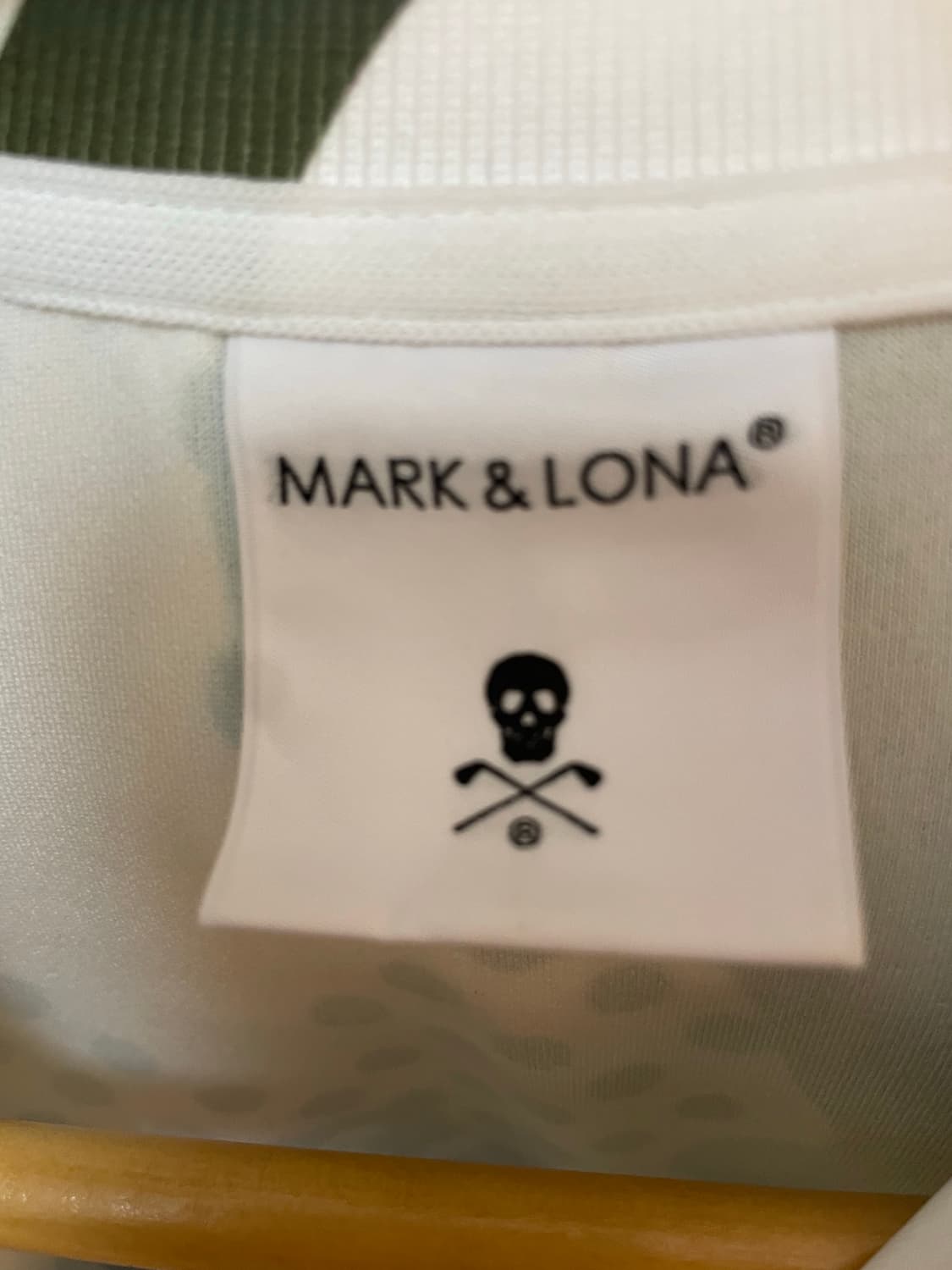 마크앤로나 그래픽 반팔 카라티 해골 패턴 레인보우 컬러 유니크 골프웨어 상품이미지6