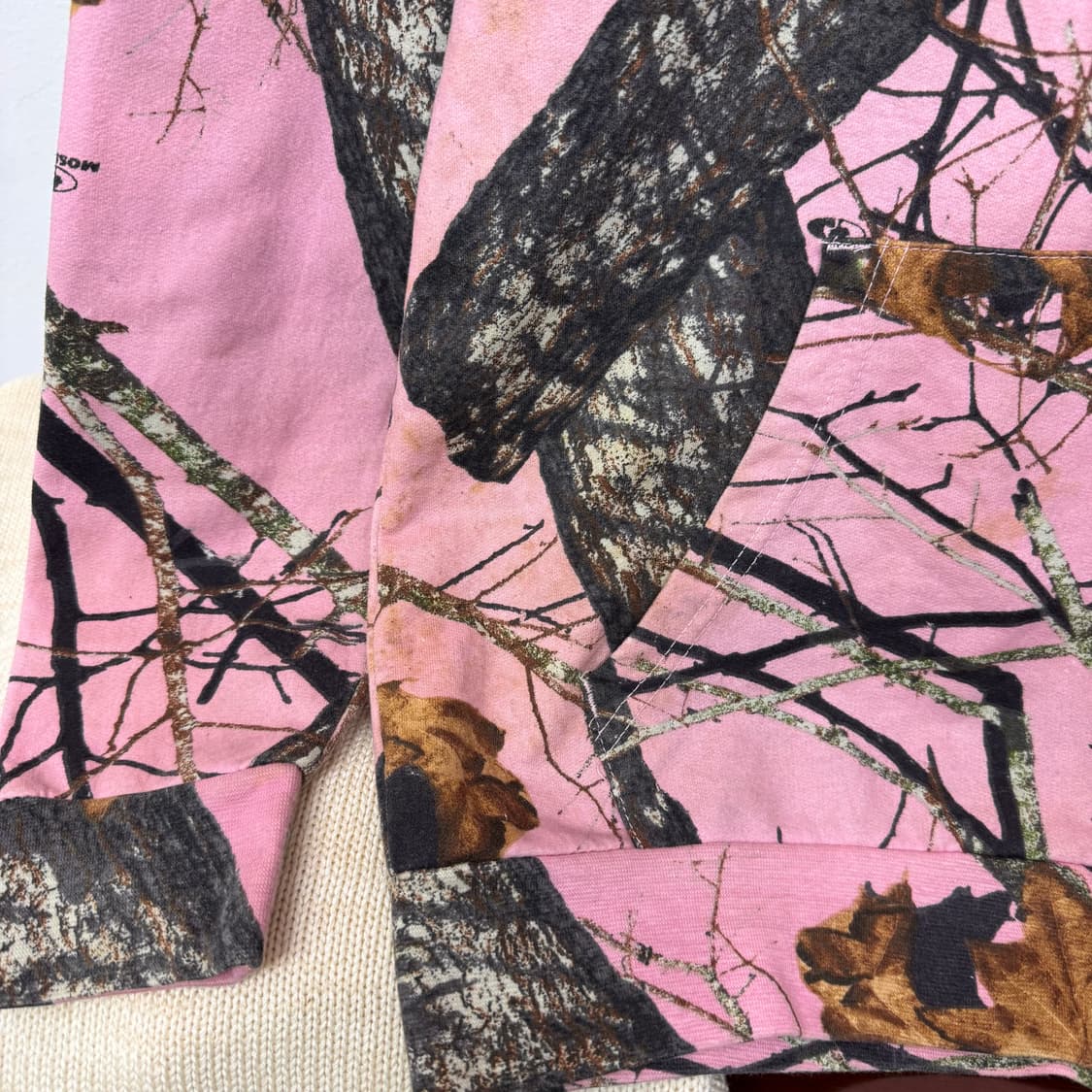 Mossy Oak 모시오크 핑크 리얼트리 후드티 (S)   상품이미지4