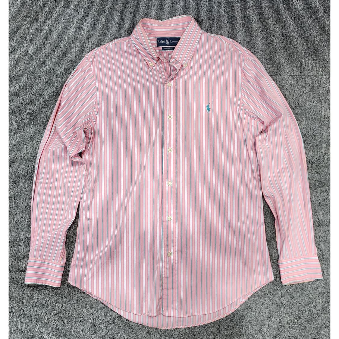 폴로 랄프로렌 커스텀핏 스트라이프 셔츠 M 상품이미지1