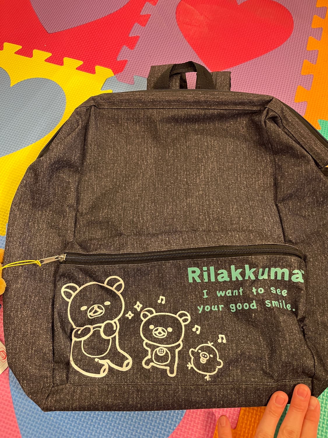 2018 리락쿠마 그레이 백팩 ⭐️ 상품이미지3