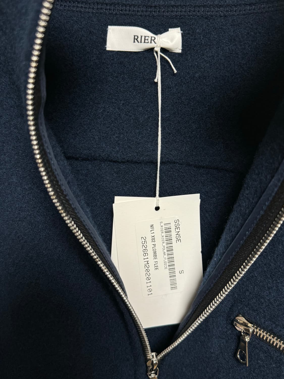 25fw RIER 플리스 자켓 (S) 네이비 상품이미지4