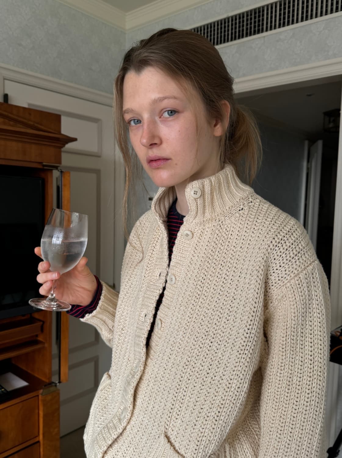 Emma Cardigan (Ivory) 상품이미지3
