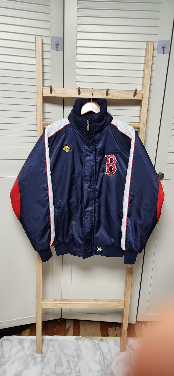 데상트 보스턴 선수지급용 누빔 퀄팅 점퍼 자켓 34번 상품이미지4