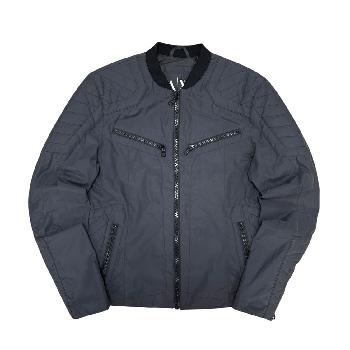 아르마니 차콜그레이 나일론 바이커자켓(S) 상품이미지1