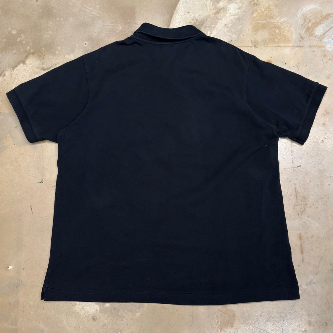 XL 라코스테 블랙 카라 반팔 티셔츠 상품이미지3