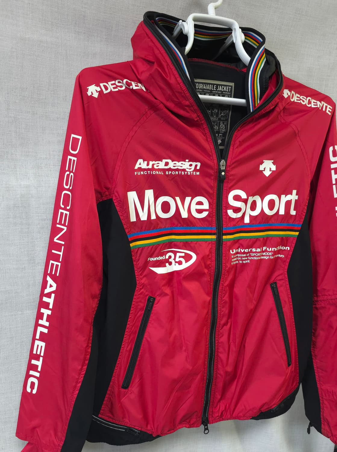 데상트 봄여름 얇은 런닝 져지 자켓 사이클 바람막이 점퍼 100 스트릿 상품이미지3