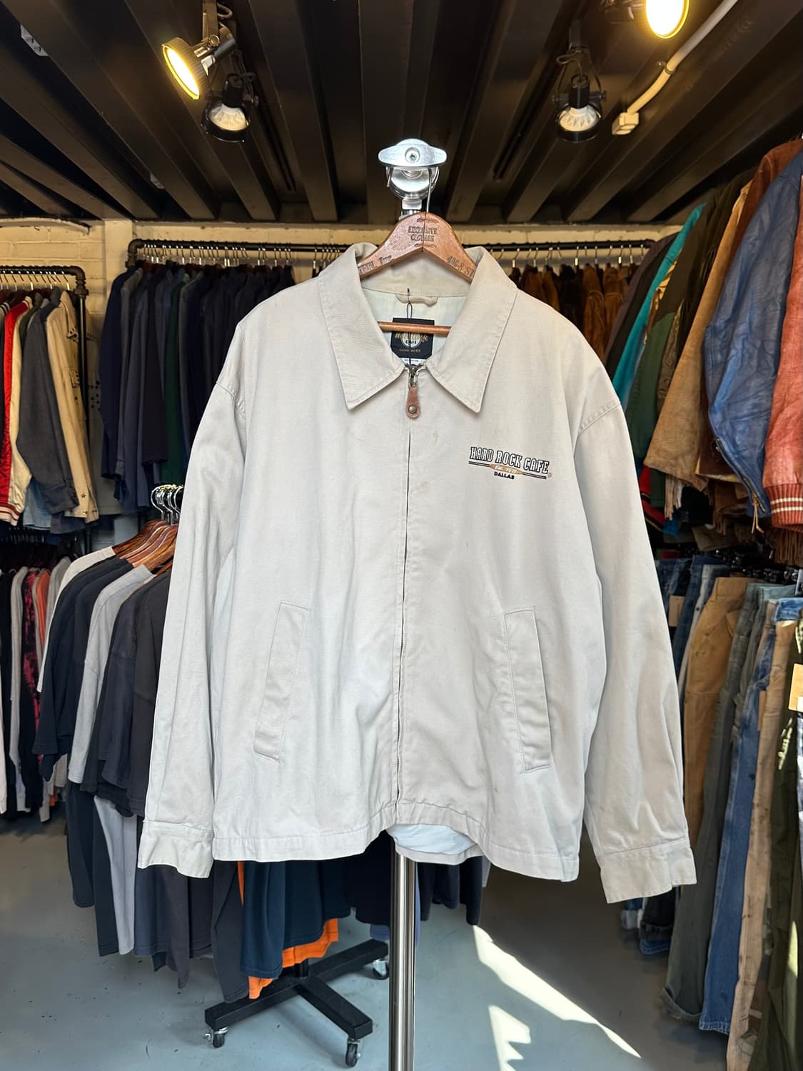 90-00s 하드락카페 자수 워크자켓 상품이미지1