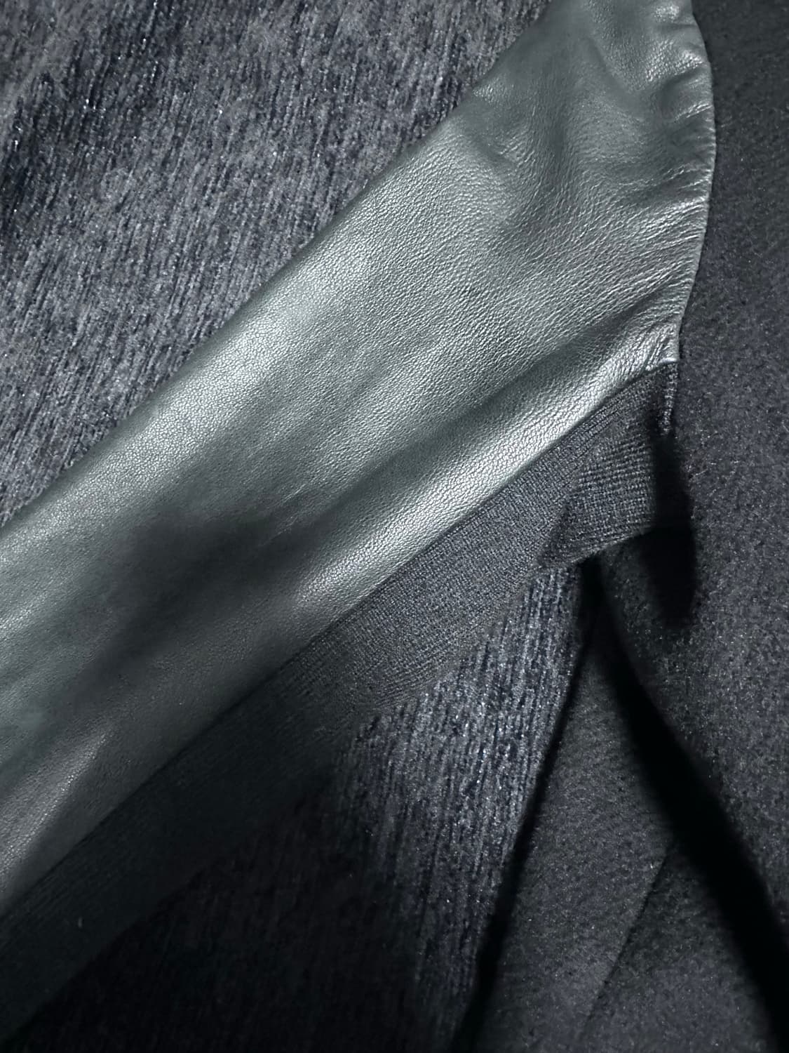 릭오웬스 릴리즈 울레더 코트 샘플 희귀 매물 상품이미지6