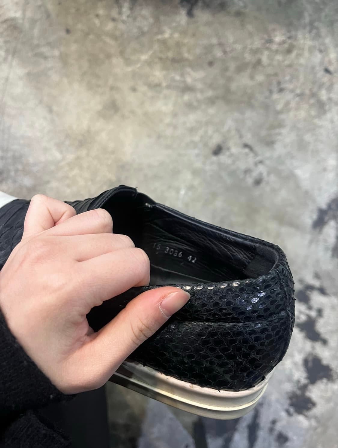 릭오웬스 파에톤 레더 슬립온 스니커즈 260 상품이미지6