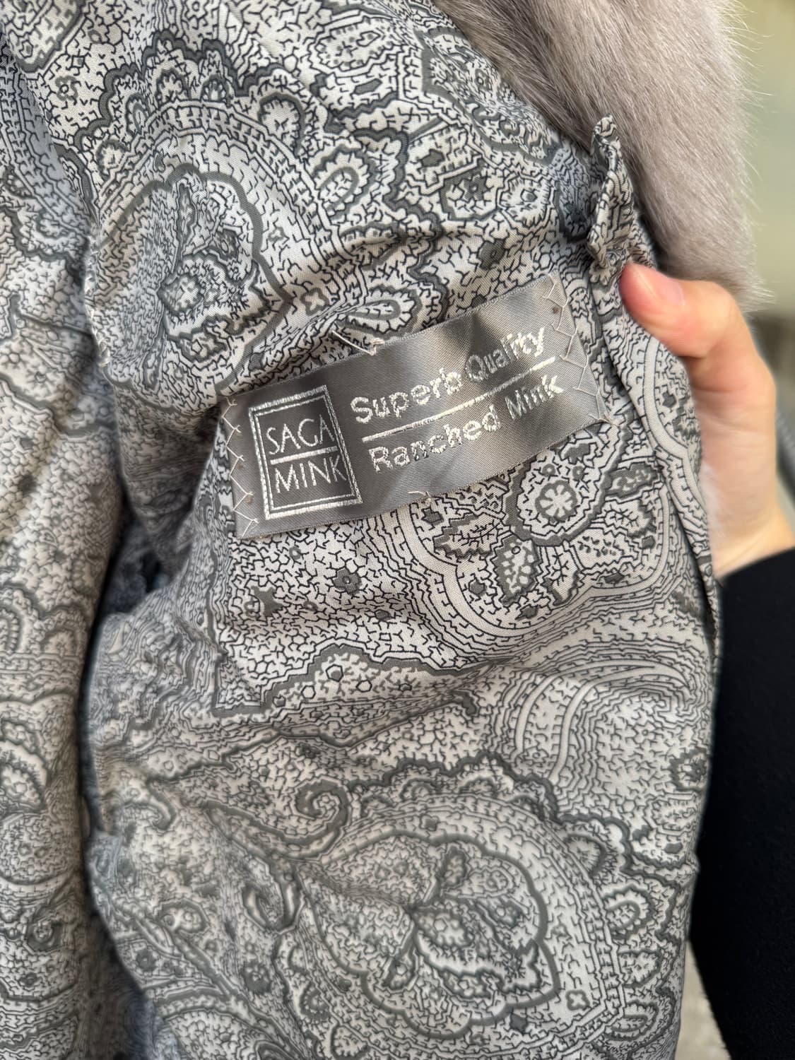 사가 밍크 리얼 퍼 자켓 상품이미지8