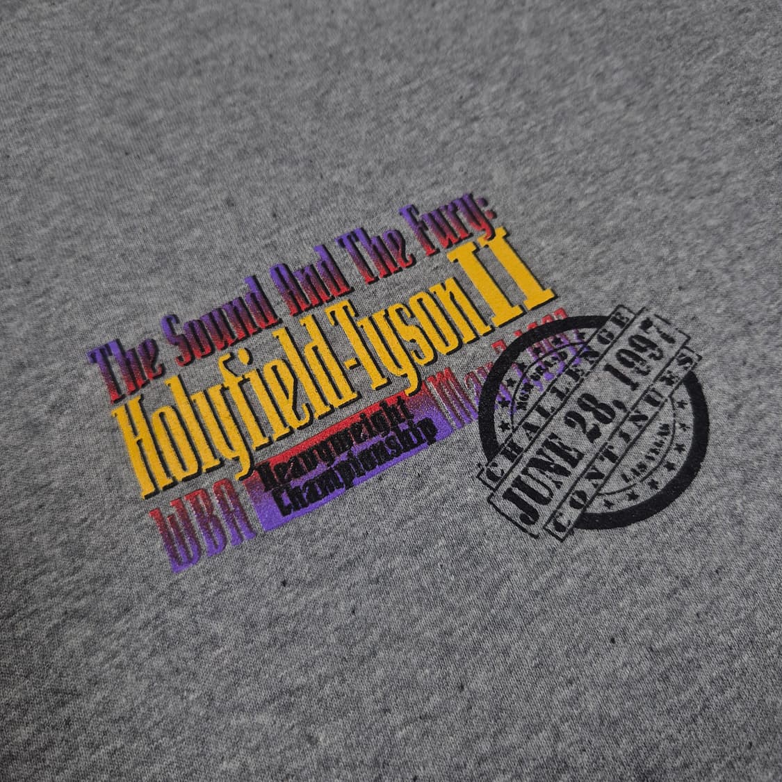 [L]90s US made 마이크타이슨vs홀리필드 -A78 상품이미지5