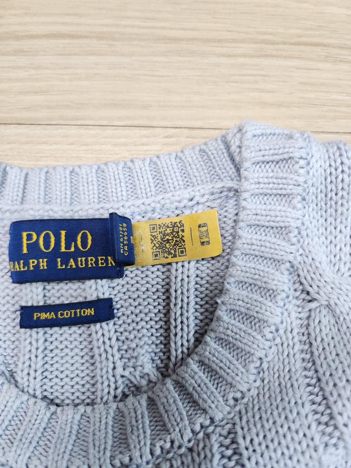 폴로랄프로렌 케이블반팔니트 (XS 상품이미지8