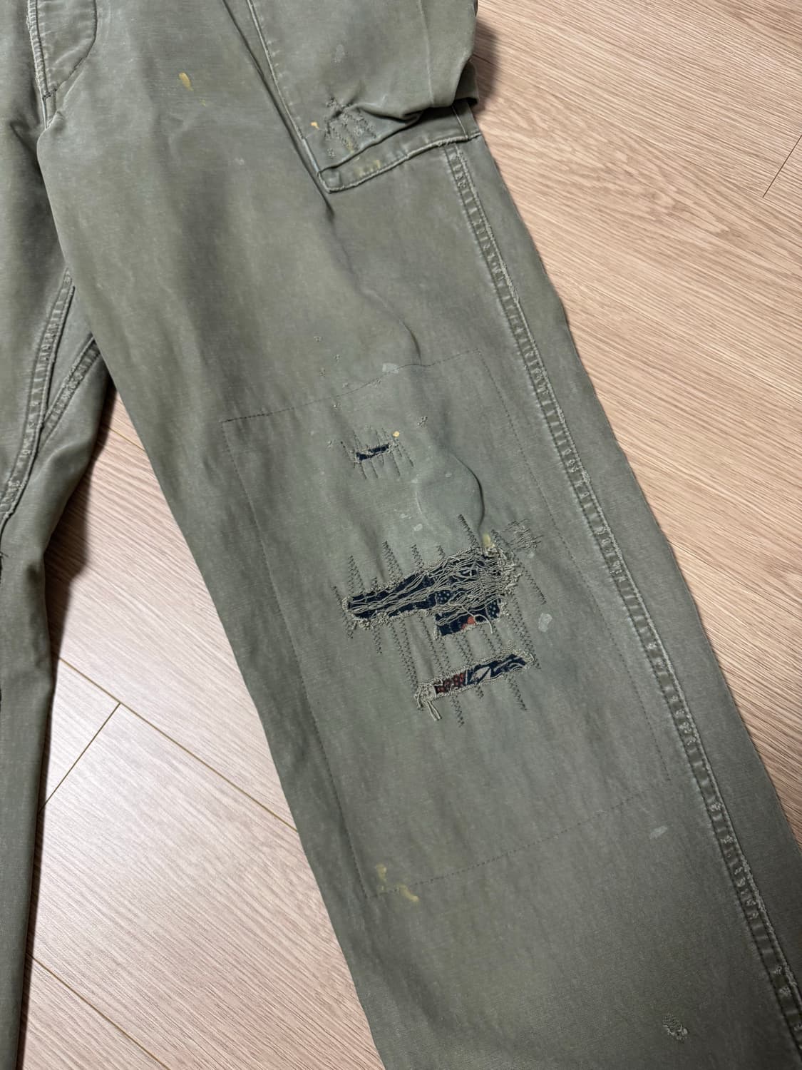 비즈빔 visvim 19aw veterans pants crash 베테랑 상품이미지2